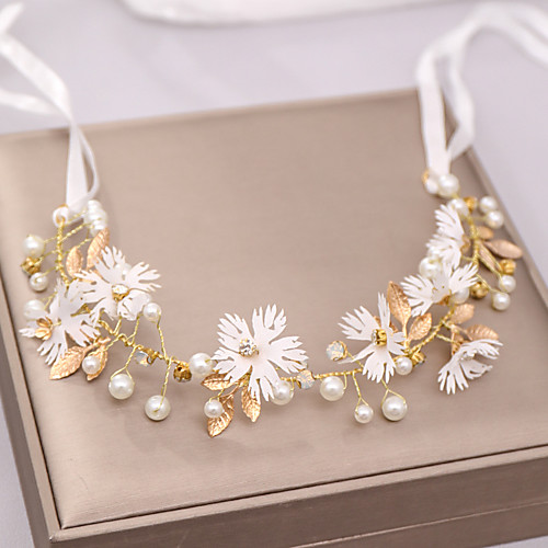 

Women's Hair Jewelry For Wedding Wedding Geometrical Alloy Red White 1pc