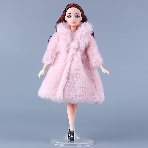 

Doll accessories Doll Dress Casual For Barbiedoll Polyester Polar Fleece Coat For Girl's Doll Toy / Kids