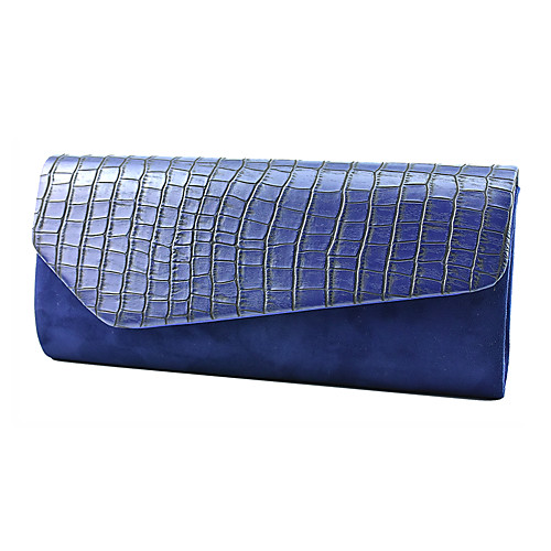 

Women's Chain PU Evening Bag Solid Color Purple / Blue / Brown / Snakeskin / Fall & Winter