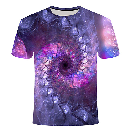 

Men's Daily Basic T-shirt - 3D Purple