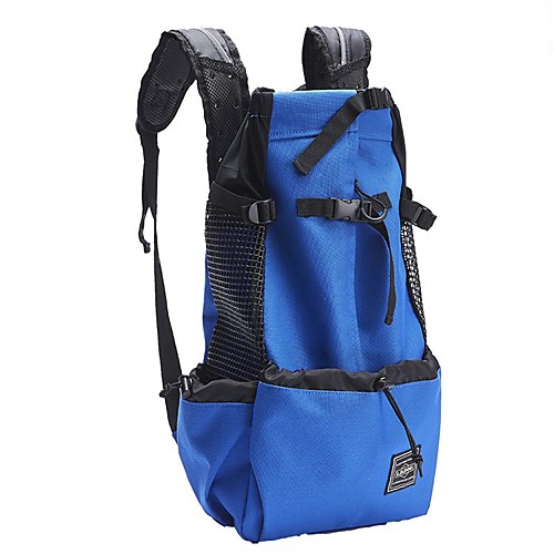 

Dog Cat Pets Carrier Bag & Travel Backpack Adjustable Breathable Camping & Hiking Pet Terylene Classic Black Red Blue / Foldable