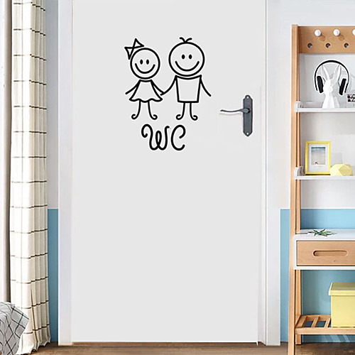 

MUK4038 men and women WC toilet bathroom background stickers for men and women toilet stickers