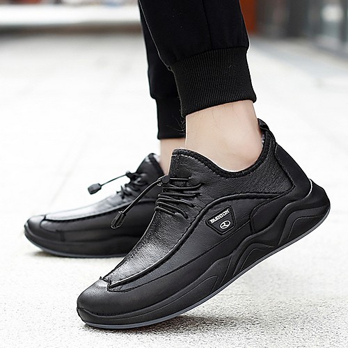 

Men's Comfort Shoes PU Winter Oxfords Black / Brown