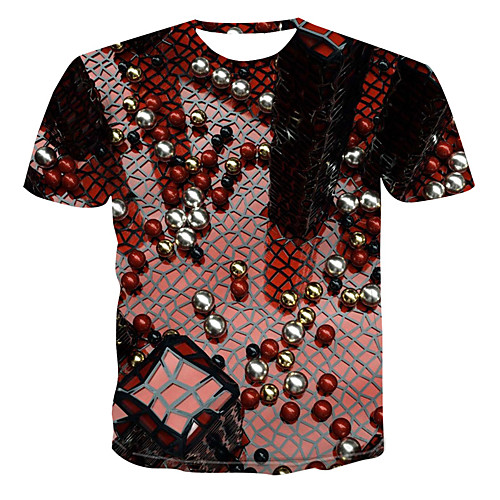 

Men's Daily T-shirt - 3D Red