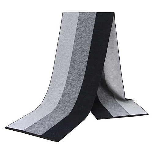 

Men's Basic Rectangle Scarf - Striped