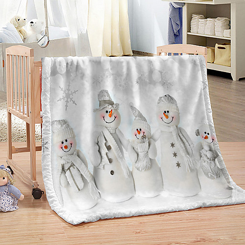 

Новогоднее украшение фланелевое одеяло из флиса 100% полиэстер мягкая кровать отель бросить одеяла на зиму