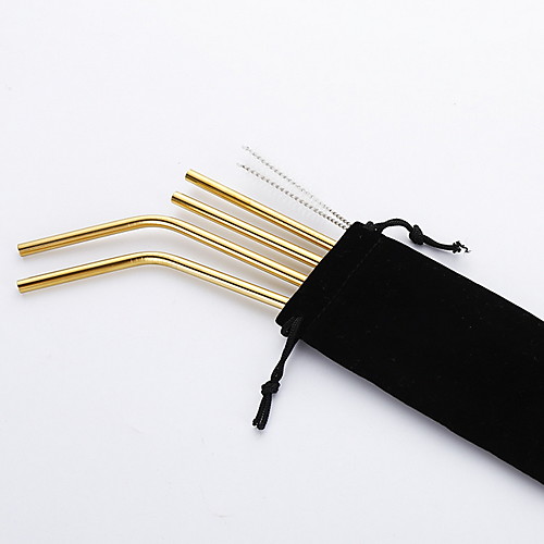 

Drinkware Straws Stainless Steel Portable Casual / Daily