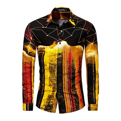 

Men's Daily Shirt - Geometric Gold