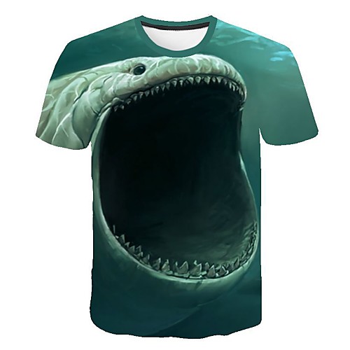 

Men's Daily T-shirt - 3D Print Green