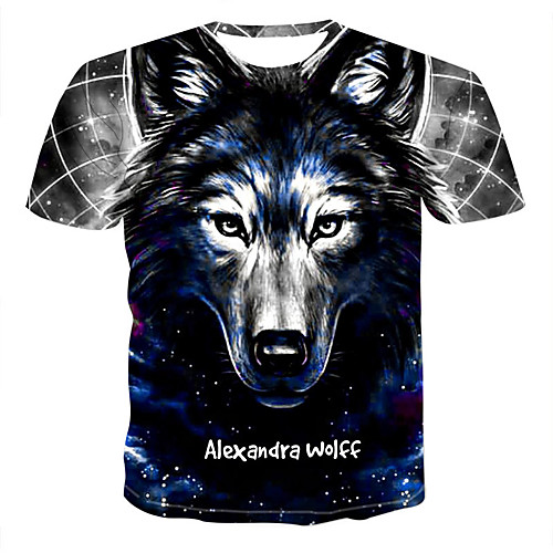 

Men's Daily T-shirt - 3D Print Blue