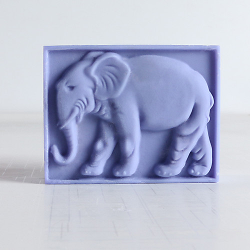 

Elephant Shaped Soap Mold Silicone mould DIY Tool Handmade Soap Molds