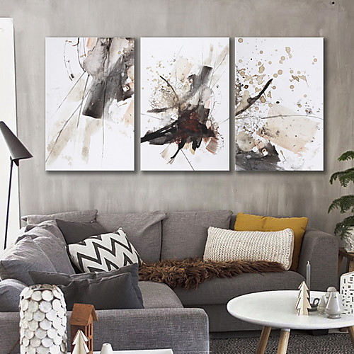 

Print Rolled Canvas Prints Modern Three Panels Art Prints
