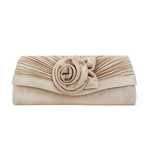 

Women's Satin Evening Bag Solid Color Black / Purple / Almond
