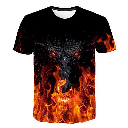

Men's Daily T-shirt - 3D Print Black