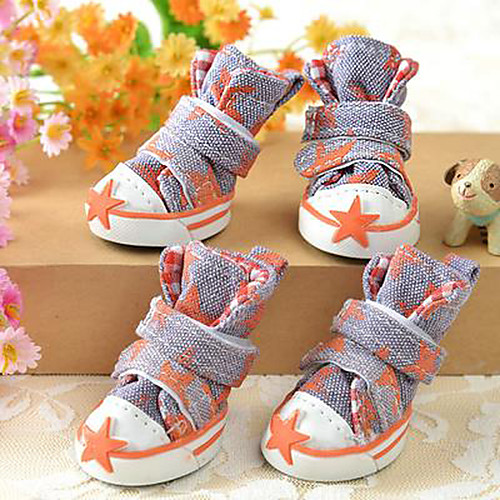 

Dog Boots / Shoes For Pets Terylene Orange