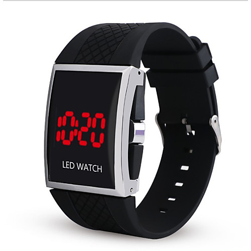 

Men and Women Sport Watch Quartz Silicone Black / White Calendar / date / day Chronograph New Design Digital Outdoor New Arrival - Black White Red One Year Battery Life