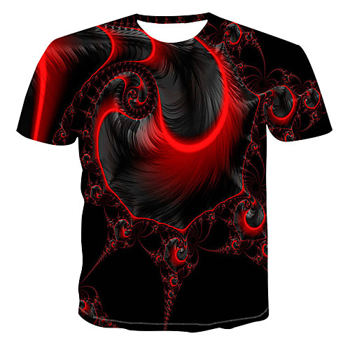 

Men's Daily T-shirt - 3D Red