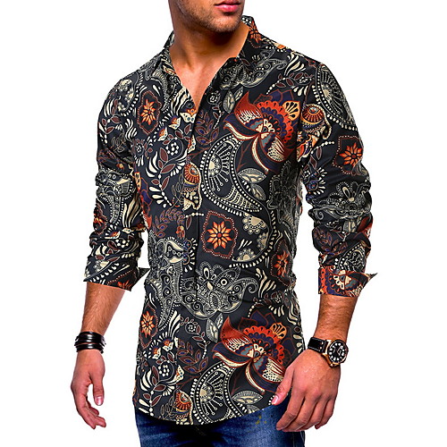 

Men's Daily Shirt - Geometric Black