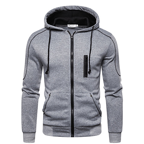 

Men's Hoodie Solid Colored Hooded Casual / Basic Black Red Navy Blue Gray US34 / UK34 / EU42 US36 / UK36 / EU44 US38 / UK38 / EU46 US40 / UK40 / EU48 US42 / UK42 / EU50