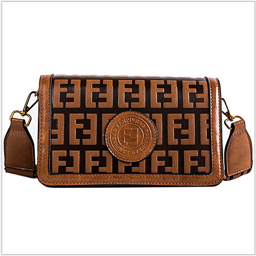 

Women's Zipper PU Crossbody Bag Black / Brown / Red Brown