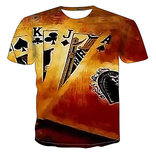 

Men's Daily T-shirt - 3D Yellow