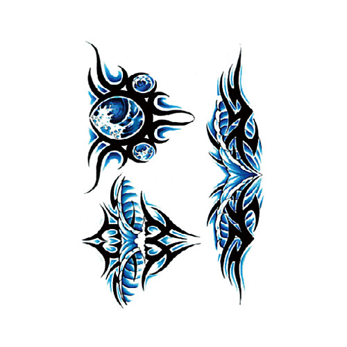 

1 pcs Temporary Tattoos Water Resistant / Disposable Face / Body Water-Transfer Sticker Tattoo Stickers