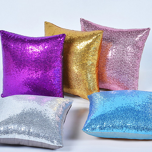 

1 pcs Cotton Pillow Cover & Insert, Solid Colored Leisure Throw Pillow