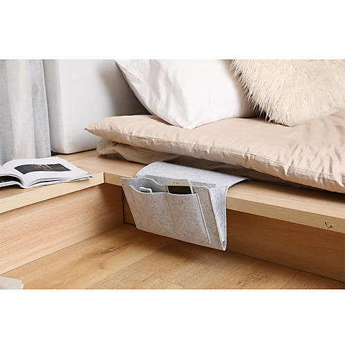 

Storage Bag Sofa Bed Hanging Bag Felt Fabric Durable Foldable Customizable High Quality Wool Pocket