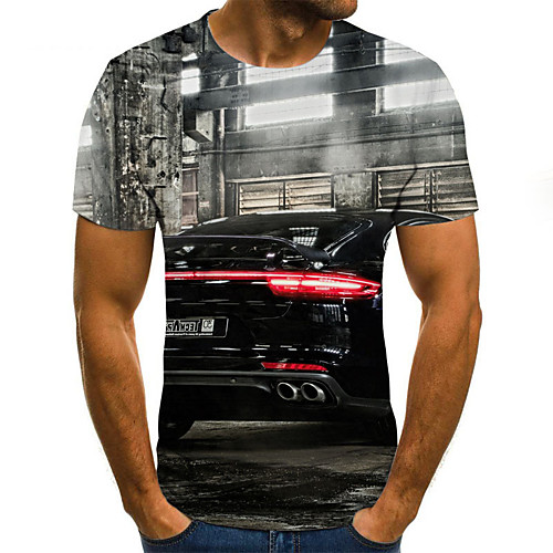 

Men's Daily T-shirt - 3D Print Black