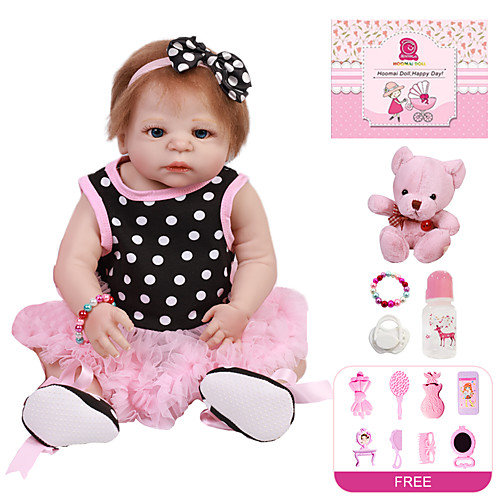 

Reborn Doll Baby Girl 18 inch Full Body Silicone - Kids / Teen Kid's Girls' Toy Gift