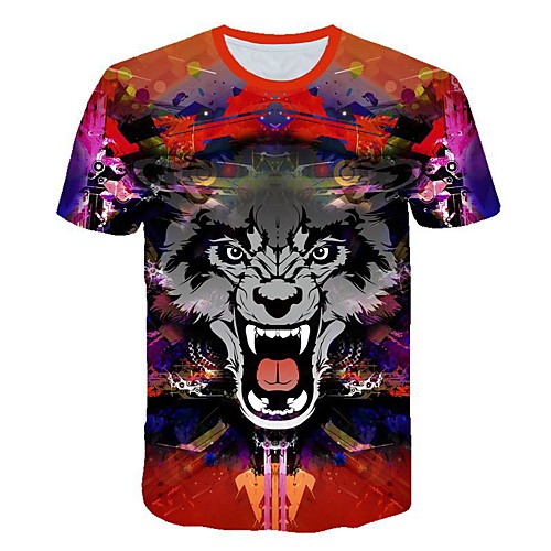 

Men's Daily T-shirt - 3D Print Rainbow