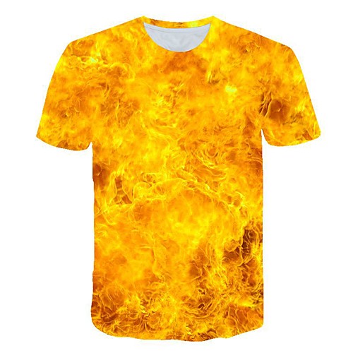 

Men's Daily T-shirt - 3D Print Orange