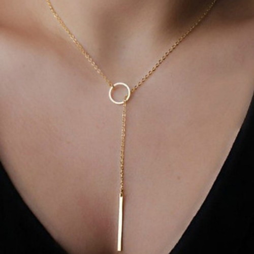 

Women's Choker Necklace Chrome Gold Silver 54 cm Necklace Jewelry 1pc For Daily