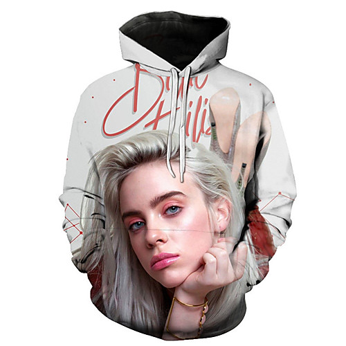 

Inspired by Cosplay Billie Eilish Cosplay Costume Hoodie Pure Cotton Print Printing Fancy Hoodie For Men's / Women's