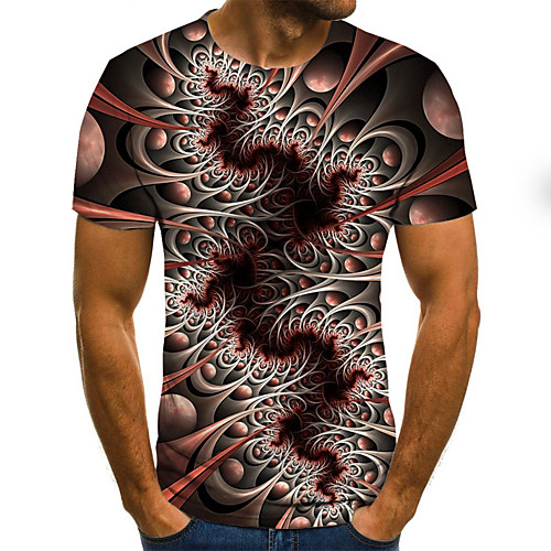 

Men's Daily Basic T-shirt - 3D Red