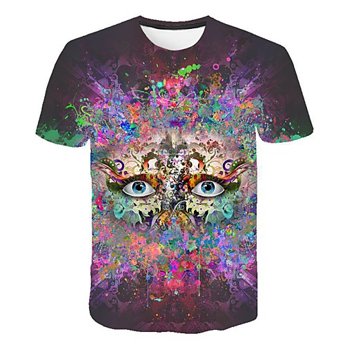 

Men's Daily T-shirt - 3D Print Rainbow