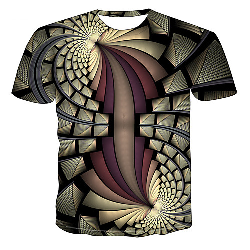 

Men's Daily T-shirt - 3D Rainbow