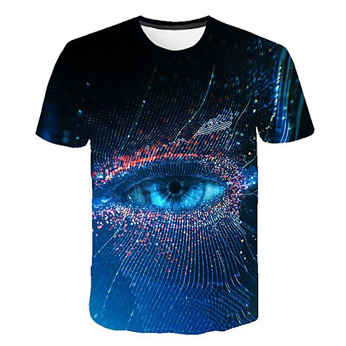 

Men's Daily T-shirt - 3D Print Blue