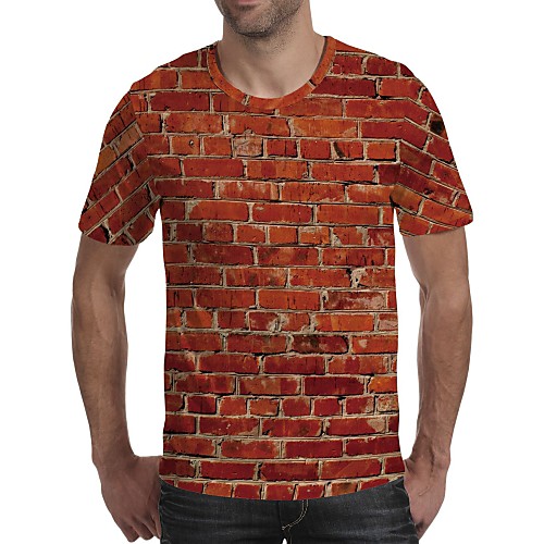 

Men's Daily T-shirt - 3D Red