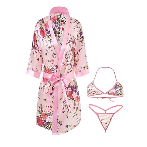 

Women's Print Suits Nightwear Floral Blushing Pink One-Size