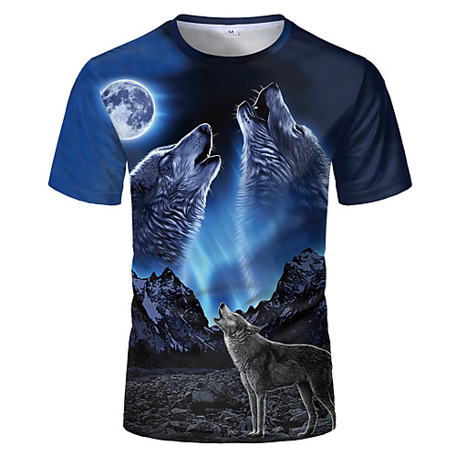 

Men's Daily T-shirt - 3D Blue