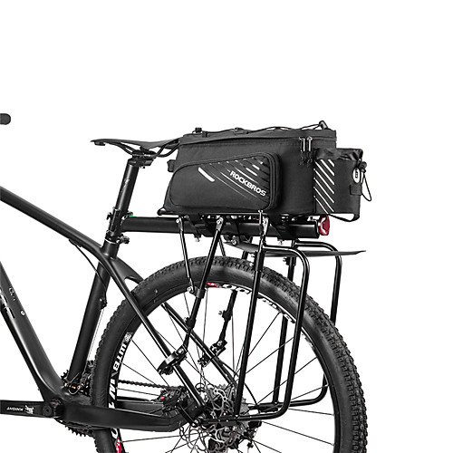 

ROCKBROS 12 L Bike Rack Bag Multifunctional Portable Cycling Bike Bag Terylene Bicycle Bag Cycle Bag Outdoor Exercise