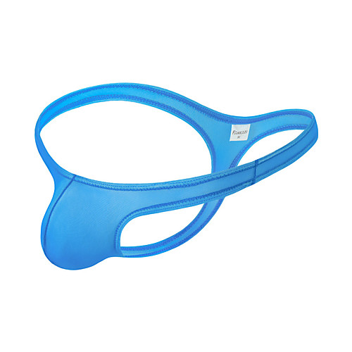 

Men's Basic G-string Underwear - Normal 1 Piece Low Waist Black White Purple S M L