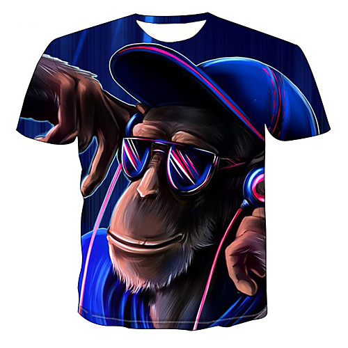 

Men's Daily T-shirt - 3D Blue