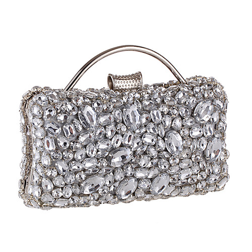 

Women's Crystals / Glitter Alloy Evening Bag Black / Silver