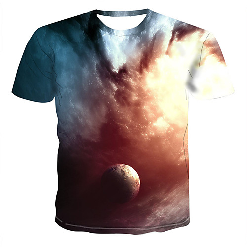 

Men's Daily T-shirt - 3D Rainbow