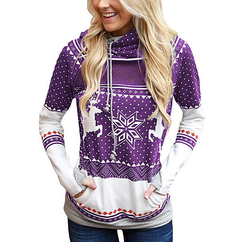 

Women's Basic Hoodie - Print Black S