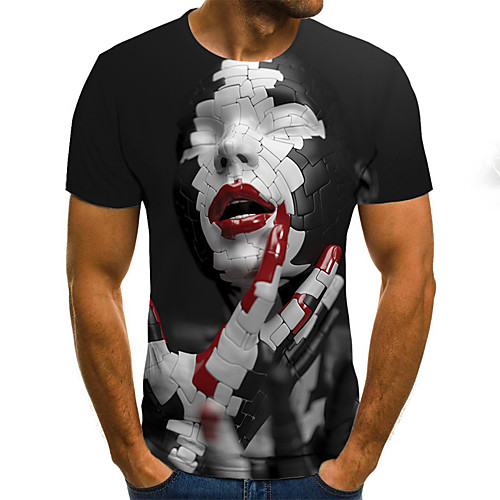 

Men's Daily Basic T-shirt - 3D Black