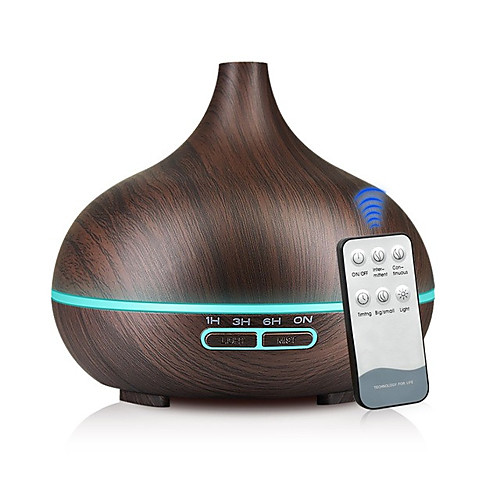 

400ml Aroma Air Humidifier Essential Oil Diffuser Aromatherapy Electric Ultrasonic Cool Mist Maker for Home with Remote Control
