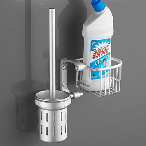 

Toilet Brush Holder New Design / Cool Contemporary Aluminum 1pc Wall Mounted